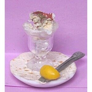 Vintage Ice cream Miniature Diorama Doll House